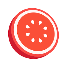 It's a picture of a cartoon red and white melon. This is one of the free apps that allows you to time yourself in studying and in taking breaks.