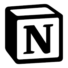 A white block with the black letter 'n' in it. This is one of the free apps that allows you to manage your schedule and take notes.